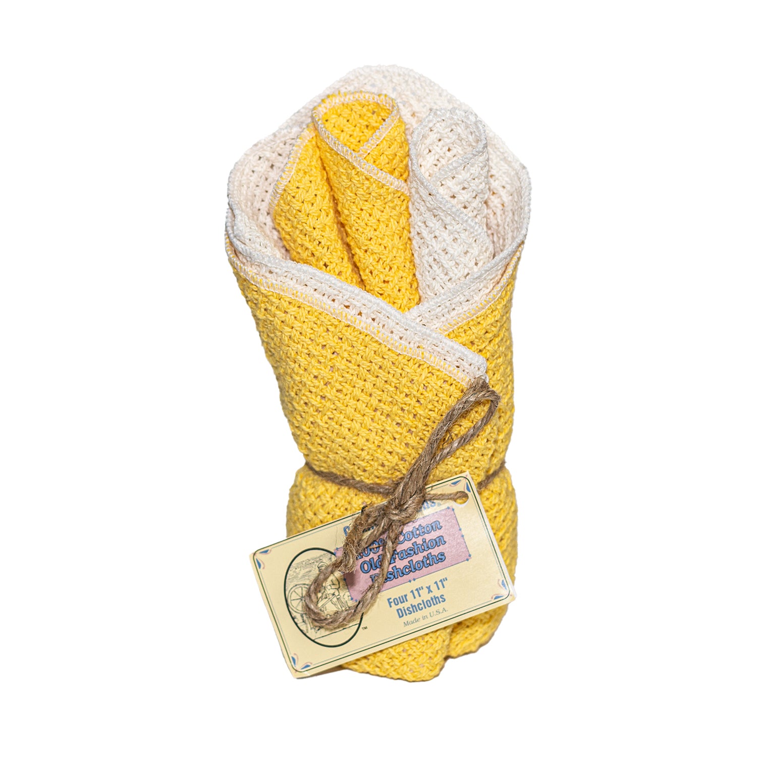 100% Cotton Dishcloths 11" x 11"