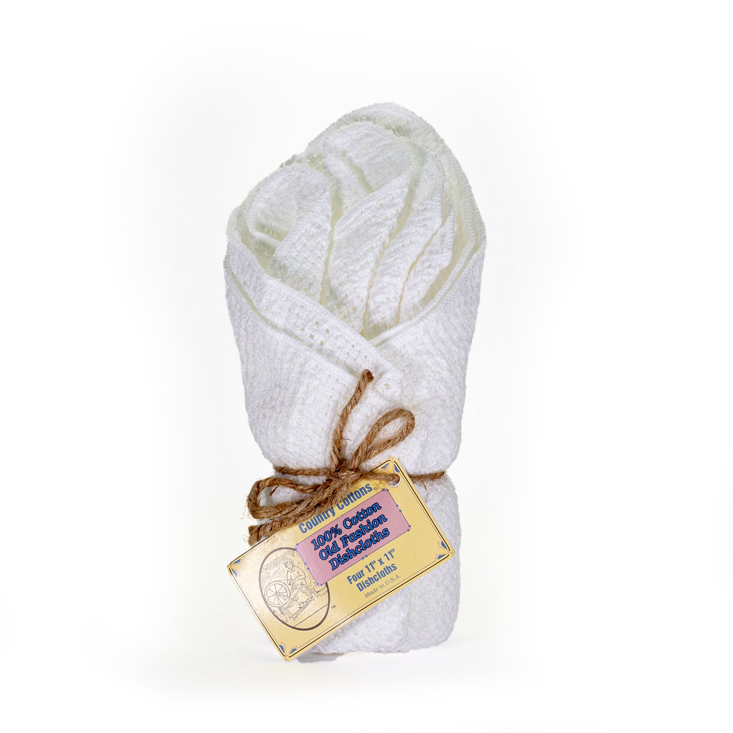 100% Cotton Dishcloths 11" x 11"