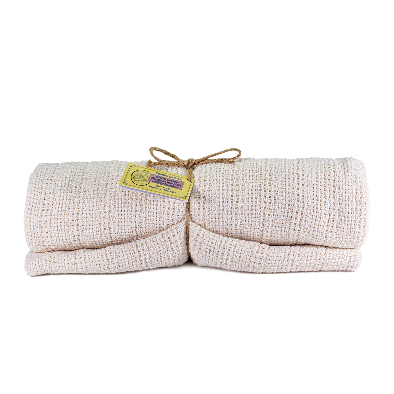 100% Cotton Utility Blanket  60" x 48"