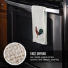 100% Cotton Novelty Embroidered Kitchen Towels  24" x 15"