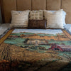 100% Woven Cotton Autumn Memories Tapestry Throw Blanket - 52”x72”