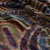 100% Woven Cotton Boho Rainbow Tapestry Throw Blanket - 52”x72”
