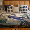 100% Woven Cotton Heron Tapestry Throw Blanket - 52”x72”