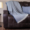 100% Cotton Patterned (Large) Throw Blankets - 58" x 62"