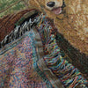 100% Woven Cotton The Golden Years Tapestry Throw Blanket - 52”x72”
