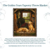 100% Woven Cotton The Golden Years Tapestry Throw Blanket - 52”x72”
