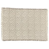 100% Woven Cotton Greek Key Grey Tapestry Throw Blanket - 52”x72”