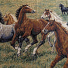100% Woven Cotton Horse in Nature Tapestry Throw Blanket - 52”x72”
