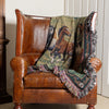 100% Woven Cotton Horse in Nature Tapestry Throw Blanket - 52”x72”