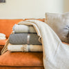 100% Cotton Patterned (Large) Throw Blankets - 58" x 62"
