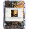 100% Woven Cotton Life is Better at the Lake Tapestry Throw Blanket - 52”x72”