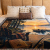 100% Woven Cotton Life is Better at the Lake Tapestry Throw Blanket - 52”x72”