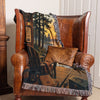 100% Woven Cotton Life is Better at the Lake Tapestry Throw Blanket - 52”x72”
