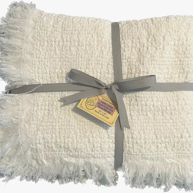 100% Cotton Throw Blankets 50" x 60"